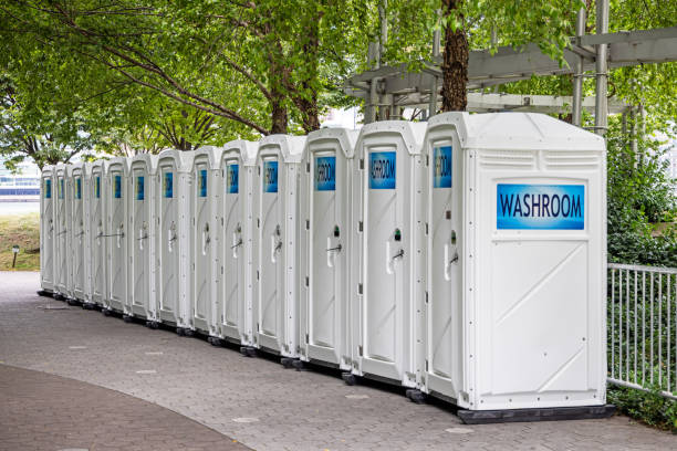 Porta potty delivery and setup in Gueydan, LA